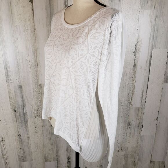 Ariat Burnout Flowy Top Sz L - Picture 3 of 6